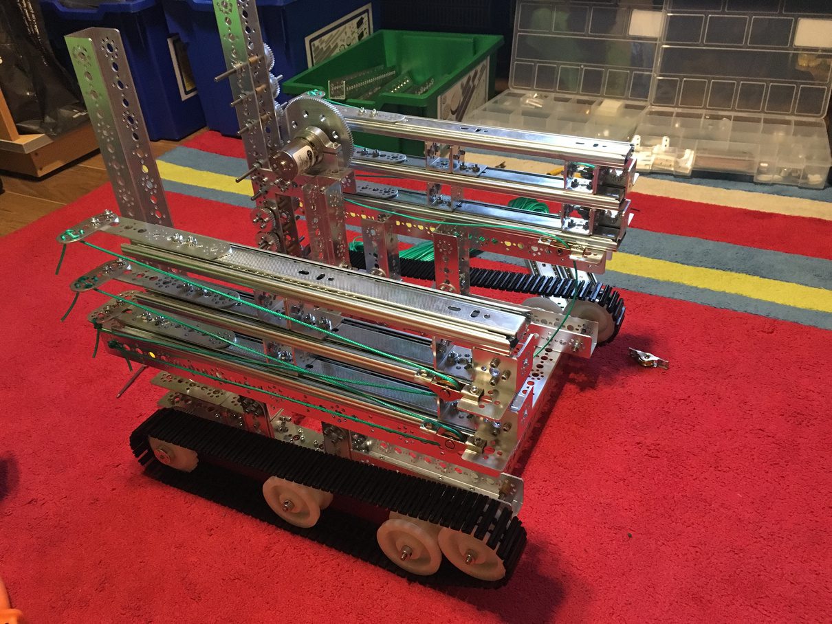 FIRST Tech Challenge competition robot on the field