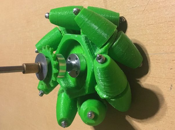 CAD render of the mecanum wheel