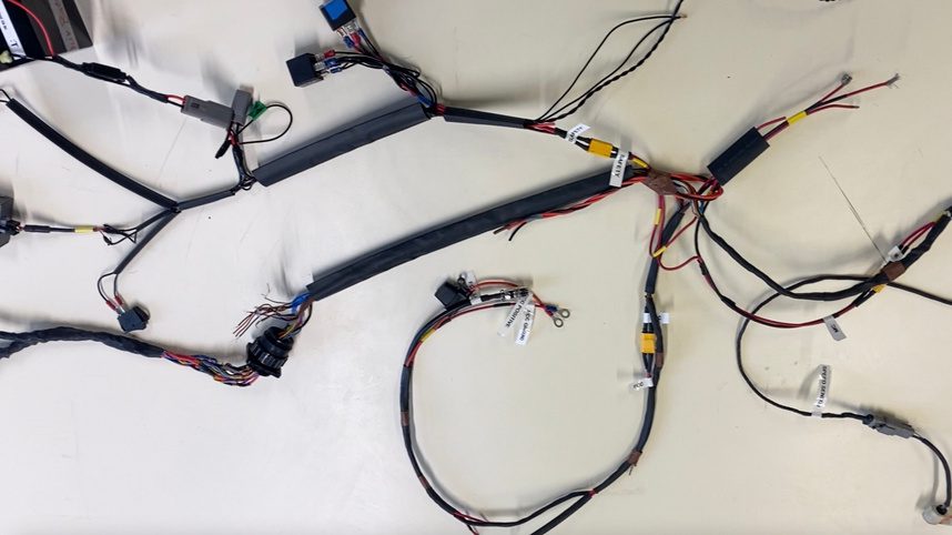 Custom automotive wiring harness