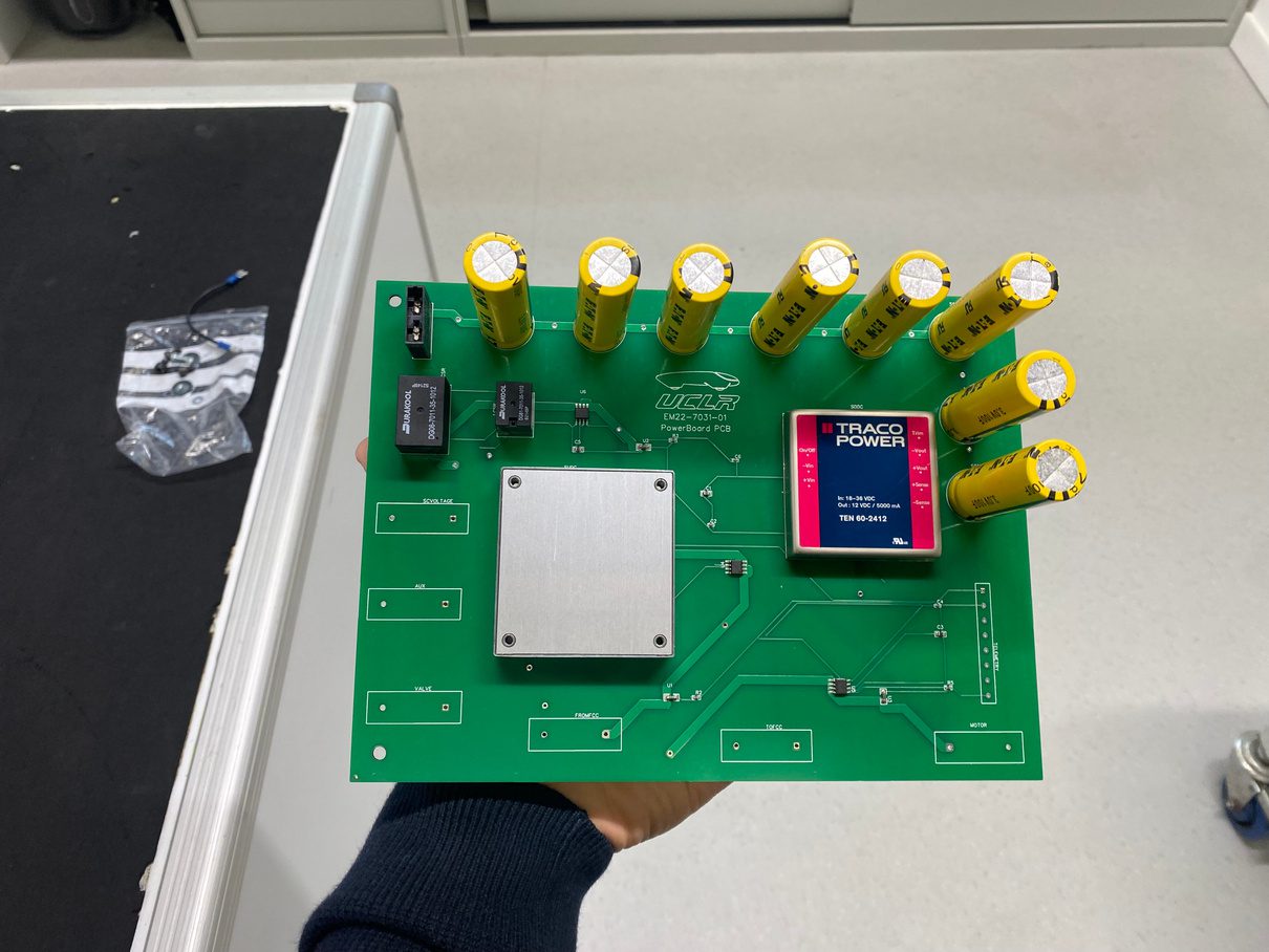 Custom powertrain mainboard PCB