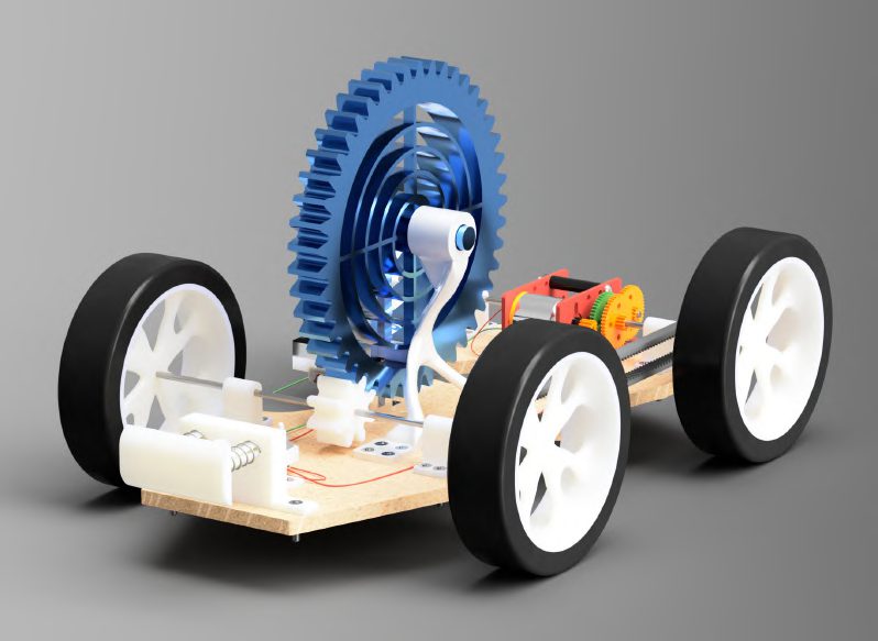 Full repeatable vehicle assembly render